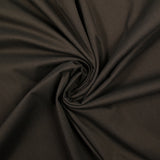 Coton élasthanne marron chocolat