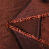 Polyester brillant Béatrice marron cuivre