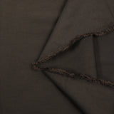 Coton élasthanne marron chocolat