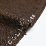 Laine mélangée chinée marron