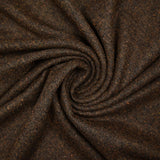 Laine mélangée chinée marron