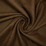 Drap de laine mélangée fin rayé ton sur ton caramel