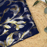 mousseline-de-soie-devoree-tlija-or-et-argent-fond-marine