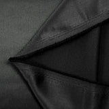 Satin polyester uni Inès noir