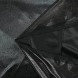 Jersey polyester enduit fin irisé noir