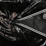 Velours de polyester Lurex uni noir