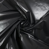 Tissu imperméable fin polyester noir