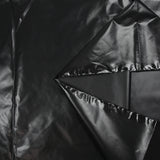 Tissu imperméable fin polyester noir