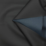 Tissu imperméable épais noir envers maille