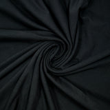 Jersey de coton fin flammé noir