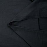 Jersey de coton fin flammé noir