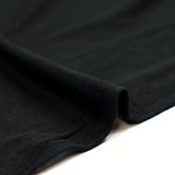 Jersey de coton fin flammé noir
