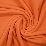 Molleton french terry 100% coton orange tangerine