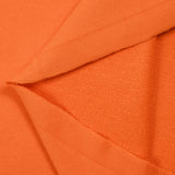Molleton french terry 100% coton orange tangerine