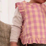 Plastron pattern, sleeveless sweater and adelaide baby bib