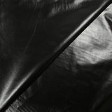 Twill de viscose imperméable enduit noir
