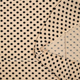 Flocked polyviscose mesh black pea flesh background