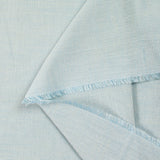 Simple gaze tissée-teinte blanche rayure bleue