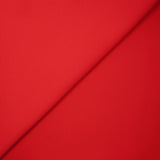 Piqué polyester imperméable rouge envers tout doux écru