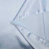 Satin de polyester bleu glacier