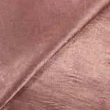 Satin polyester froissé vieux rose