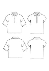 Patron de couture polo MALIBU