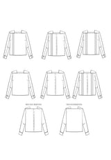 Deferlant blouse sewing pattern