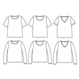 Patron de Couture Tee-shirt femme TANGER