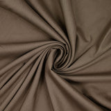 Voile de coton sergé taupe