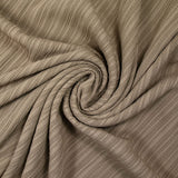 Taupe smock effect textured polyviscose