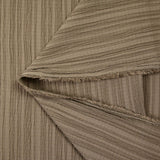 Taupe smock effect textured polyviscose