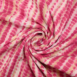 Fondo blanco de color rosa rosa y beige picloton velo impreso