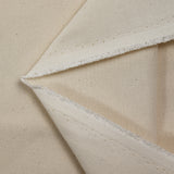 Toile de coton mouchetée écrue