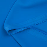 Turquoise blue plain polyester twill