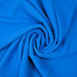 Turquoise blue plain polyester twill