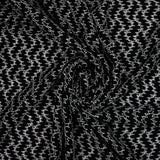 Punto de encaje bordado nube negra