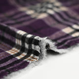 Purple fluffy jacquard