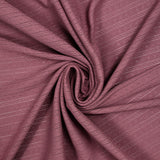 Jersey pointelle 100% coton prune