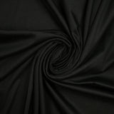 Jersey de coton et viscose noir