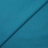 Batiste de coton bleu pétrole