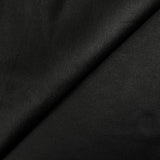 Bengaline polyester enduit noir
