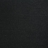 Bord-côte lurex argent tubulaire noir vendu au mètre