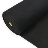 Bord-côte lurex doré tubulaire noir vendu au mètre