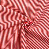 Tubular costa borde rayas rojas vendidas por metro