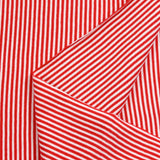 Tubular costa borde rayas rojas vendidas por metro