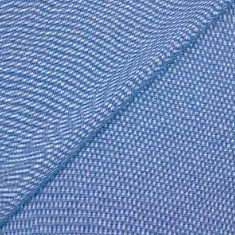 Kit Broderie Point De Croix Penguin Joy - Tissu Coton Bleu 45,7cm