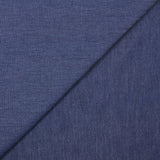 Chambray de polyviscose bleu marine