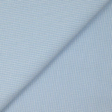 Coton à carreaux ciel et blanc