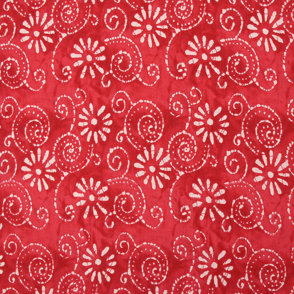 Tissu coton imprimé à Pois - Rouge - Papin Tissus Tissu coton imprimé à Pois - Rouge - Papin Tissus