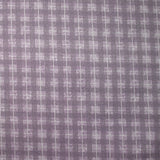 Coton imprimé à carreaux fond parme